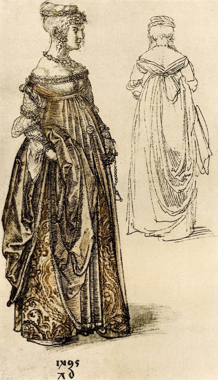 Dame vénitienne élégante - Albrecht Dürer