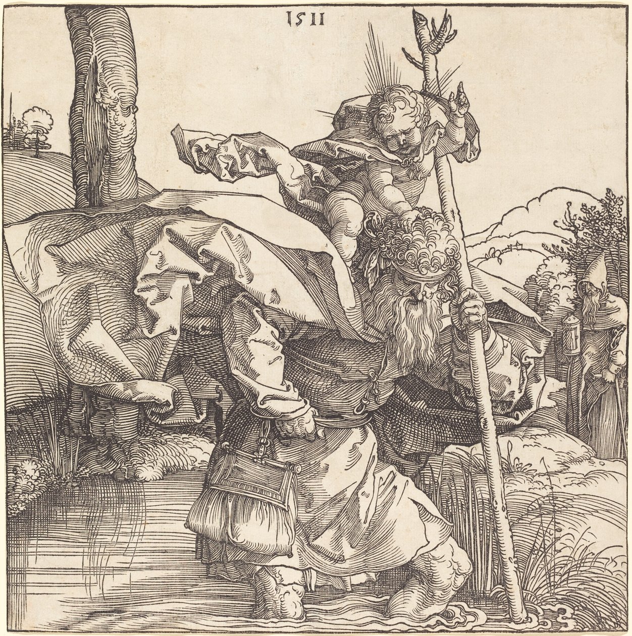 Saint Christophe - Albrecht Dürer