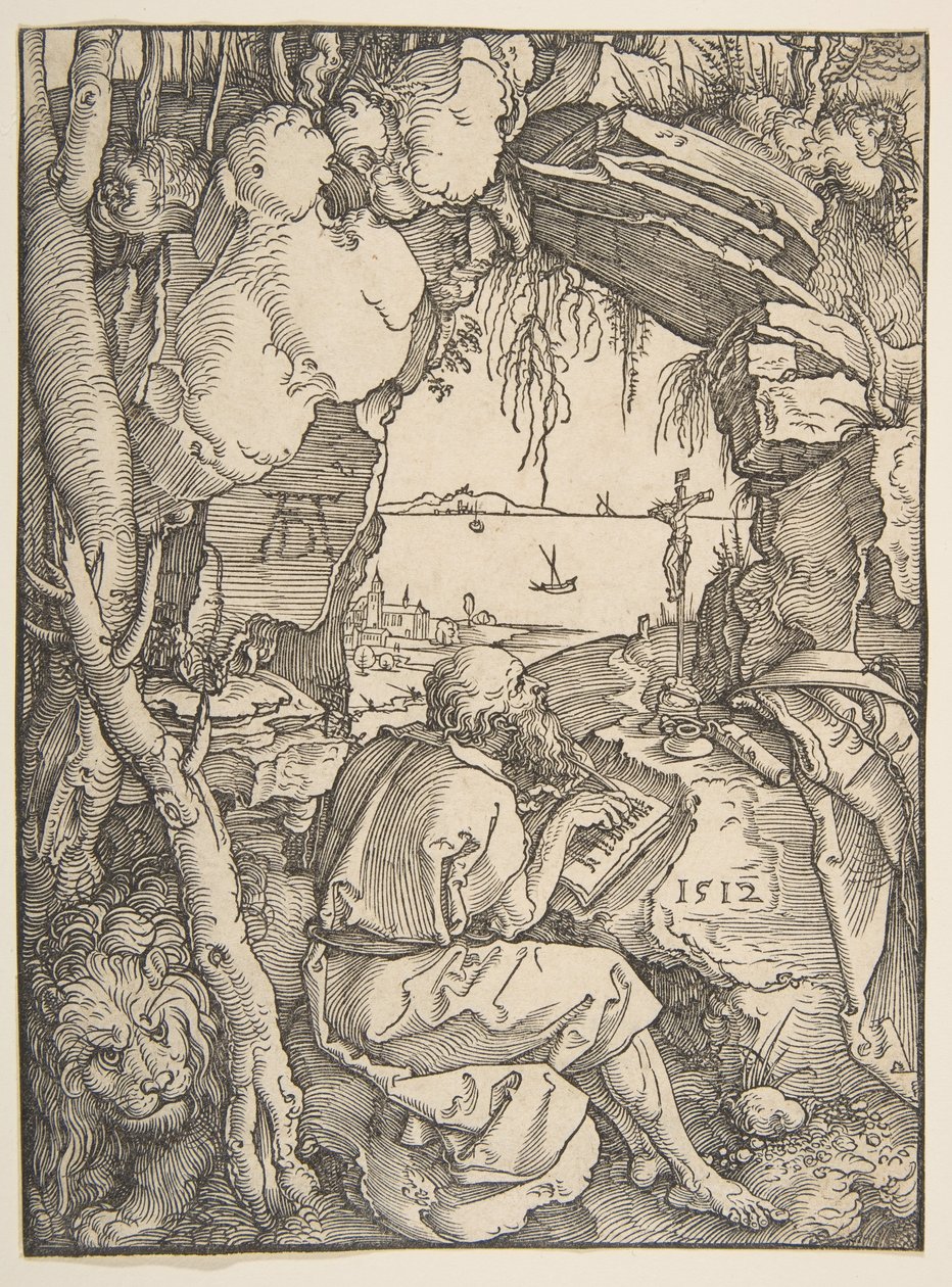 Saint Jérôme dans une grotte, 1512 - Albrecht Dürer