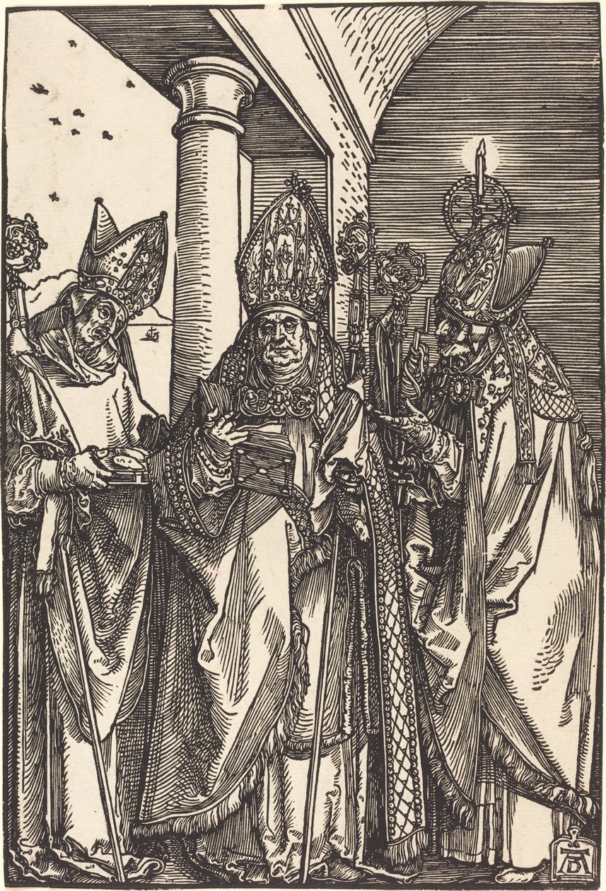 Saints Nicolas, Ulrich et Érasme - Albrecht Dürer