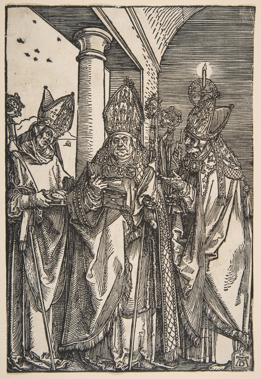 Saints Nicolas, Ulrich et Érasme - Albrecht Dürer