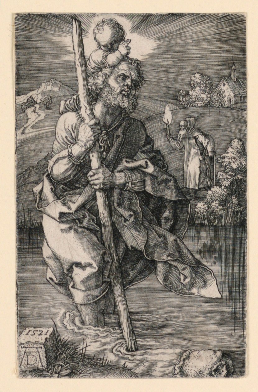 Saint Christophe - Albrecht Dürer