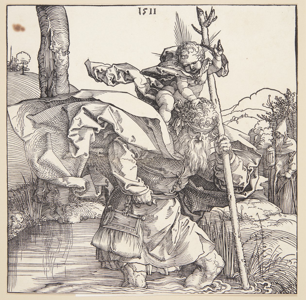 Saint Christophe - Albrecht Dürer