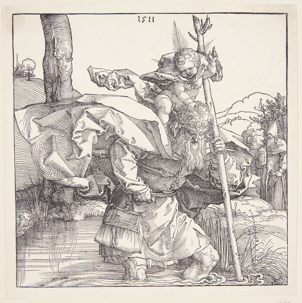 Saint Christophe - Albrecht Dürer