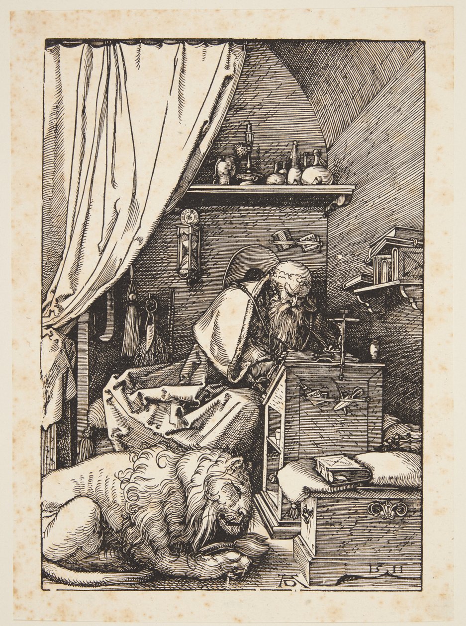 Saint Jérôme dans sa cellule - Albrecht Dürer