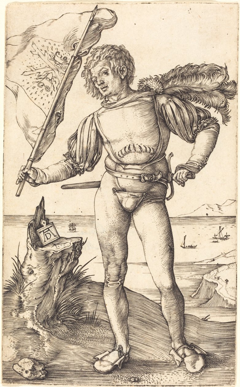 Porte-étendard - Albrecht Dürer