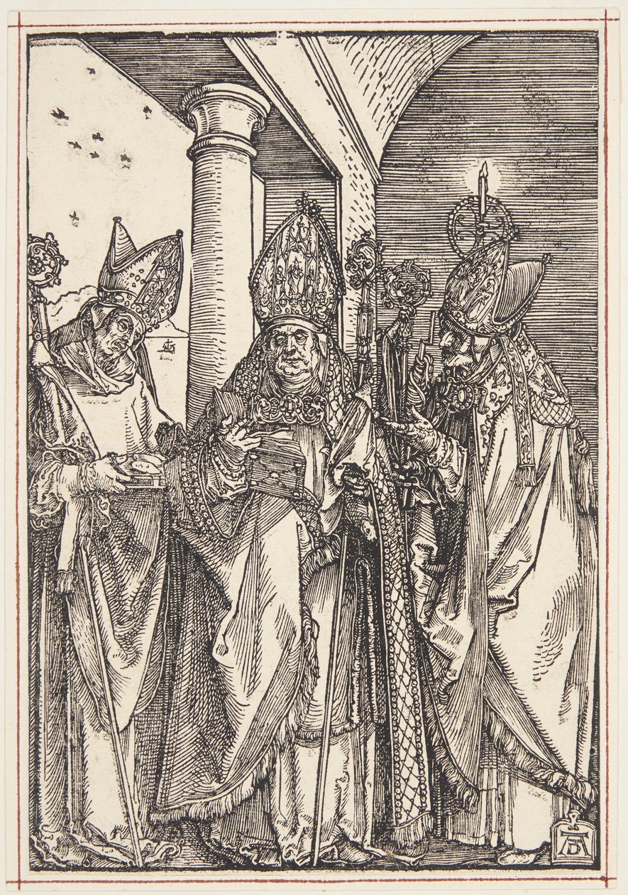 Saints Nicolas, Ulrich et Érasme - Albrecht Dürer