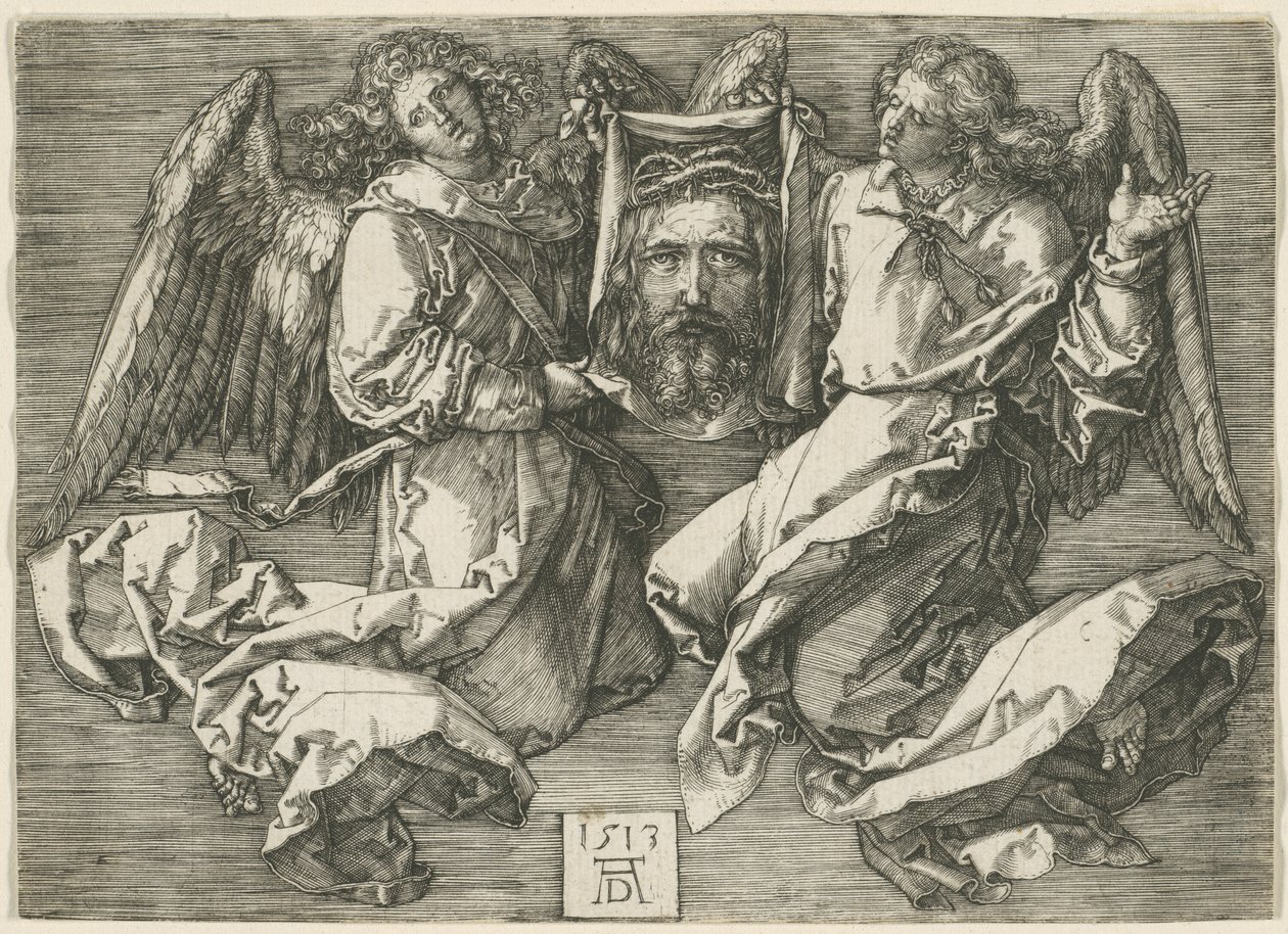 Le Suaire présenté par deux anges - Albrecht Dürer
