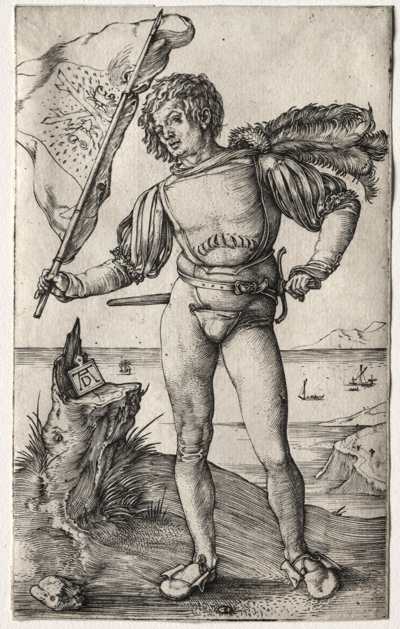 Le Porte-Étendard Bourguignon - Albrecht Dürer