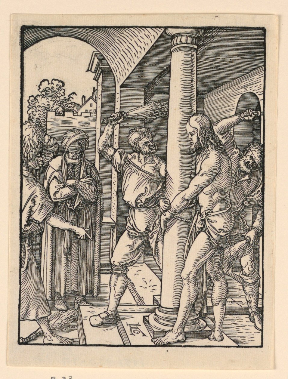 La Flagellation, de la Série La Petite Passion - Albrecht Dürer