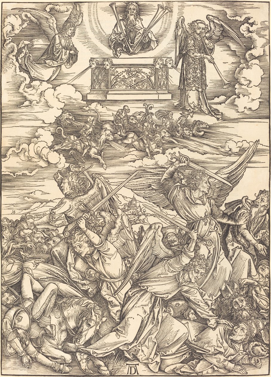 Les Quatre Anges Vengeurs - Albrecht Dürer