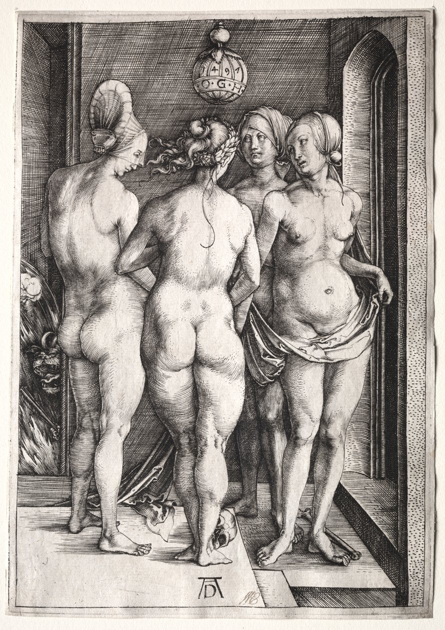 Les Quatre Sorcières (Quatre Femmes Nues) - Albrecht Dürer