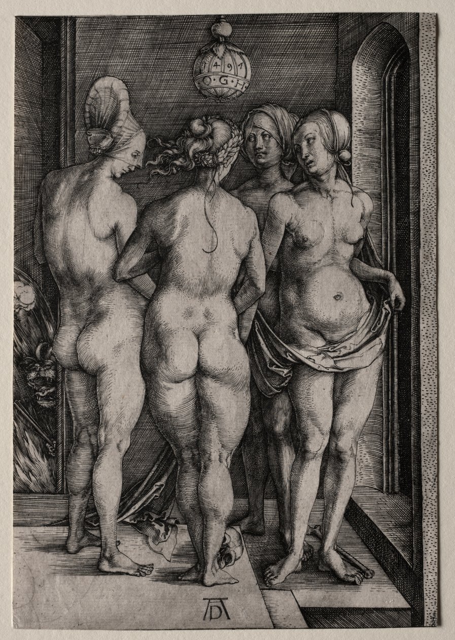 Les quatre sorcières (Quatre femmes nues) - Albrecht Dürer