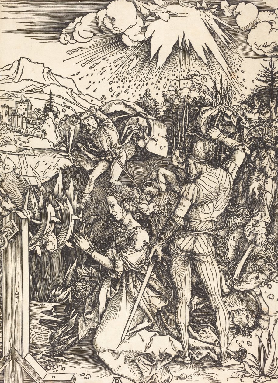 Le martyre de Sainte Catherine, vers 1497-1499 - Albrecht Dürer