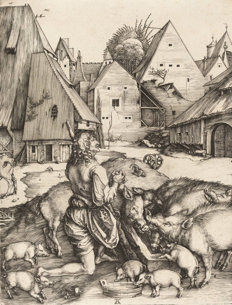 Le Fils prodigue - Albrecht Dürer