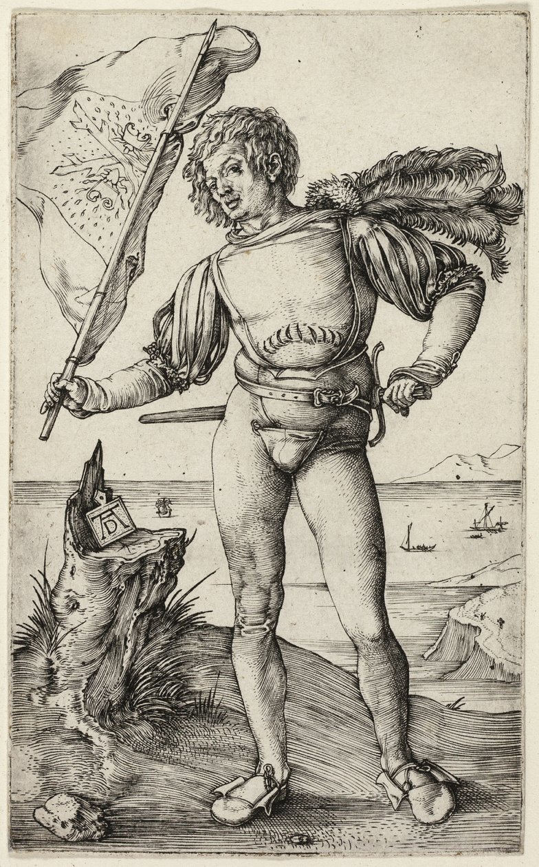 Le Porte-étendard - Albrecht Dürer