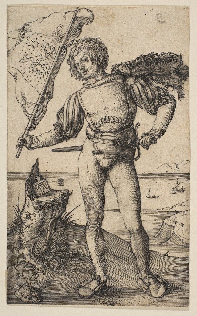Le Porte-étendard, vers 1501 - Albrecht Dürer