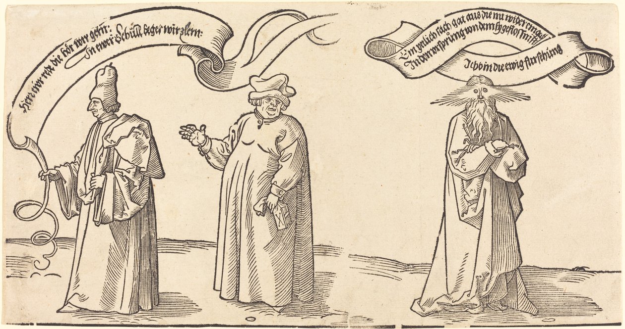 Le Professeur, le Clerc et la Providence - Albrecht Dürer