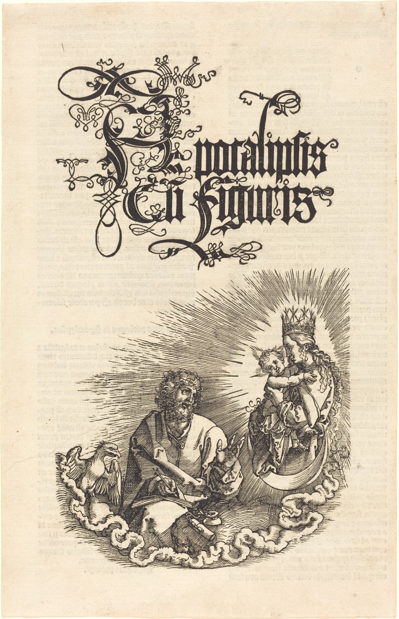 La Vierge apparaissant à Saint Jean - Albrecht Dürer