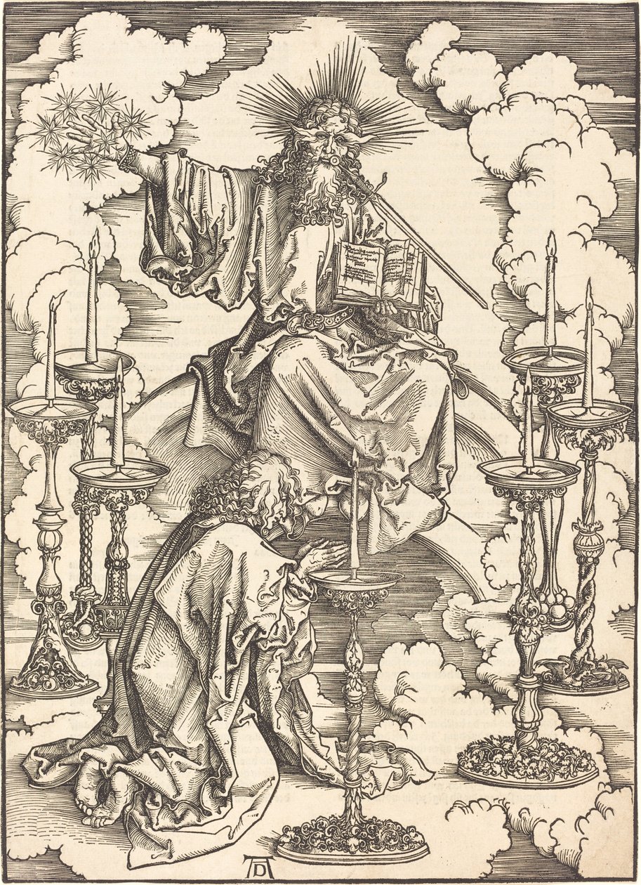 La vision des sept chandeliers - Albrecht Dürer