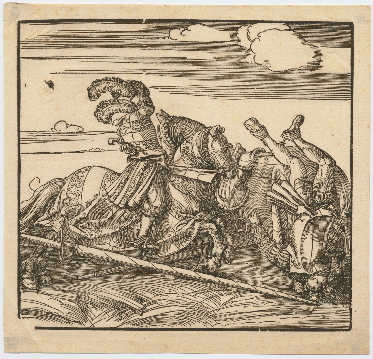 Tournoi, vers 1516 - Albrecht Dürer