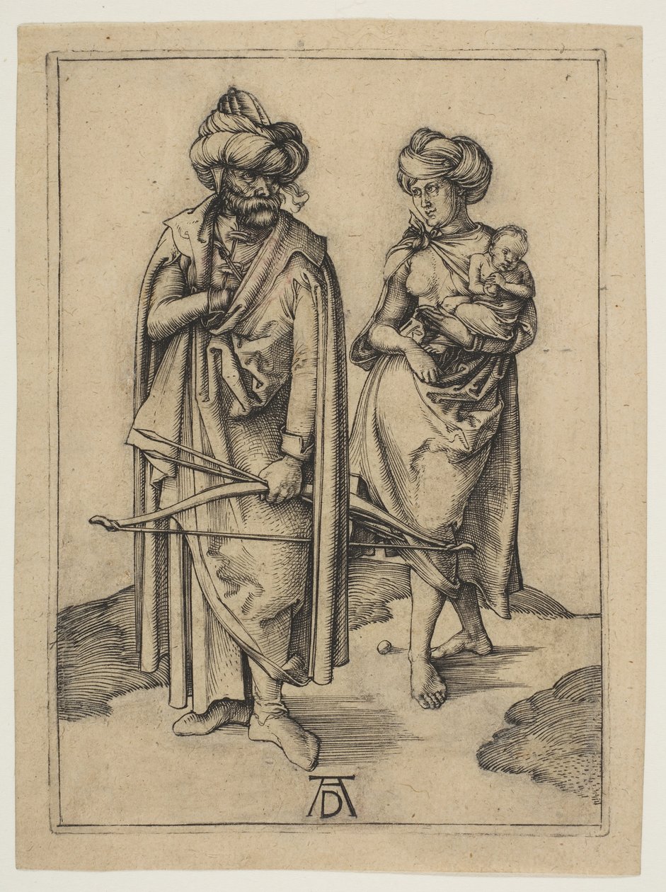 Famille turque, vers 1496 - Albrecht Dürer