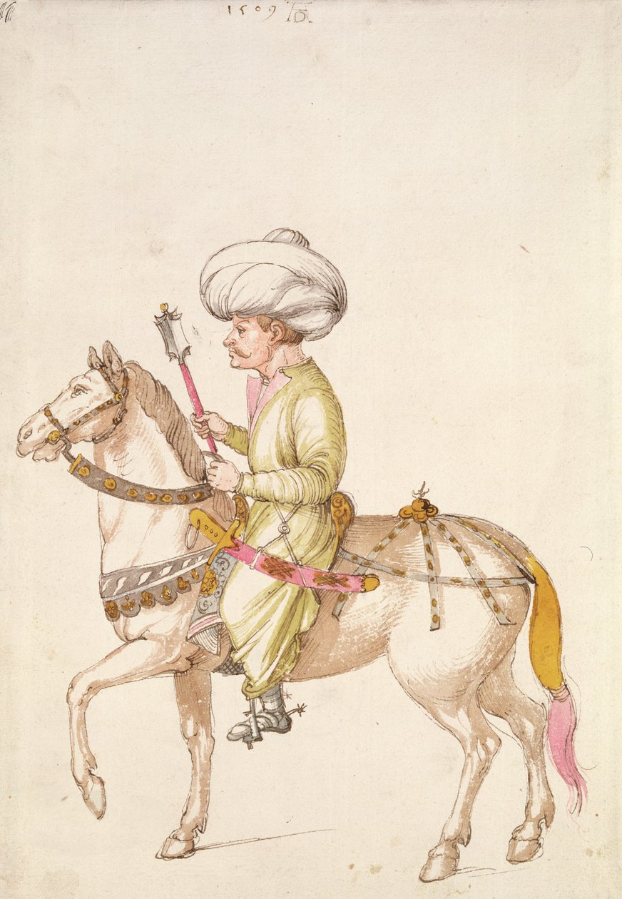 Cavalier turc - Albrecht Dürer