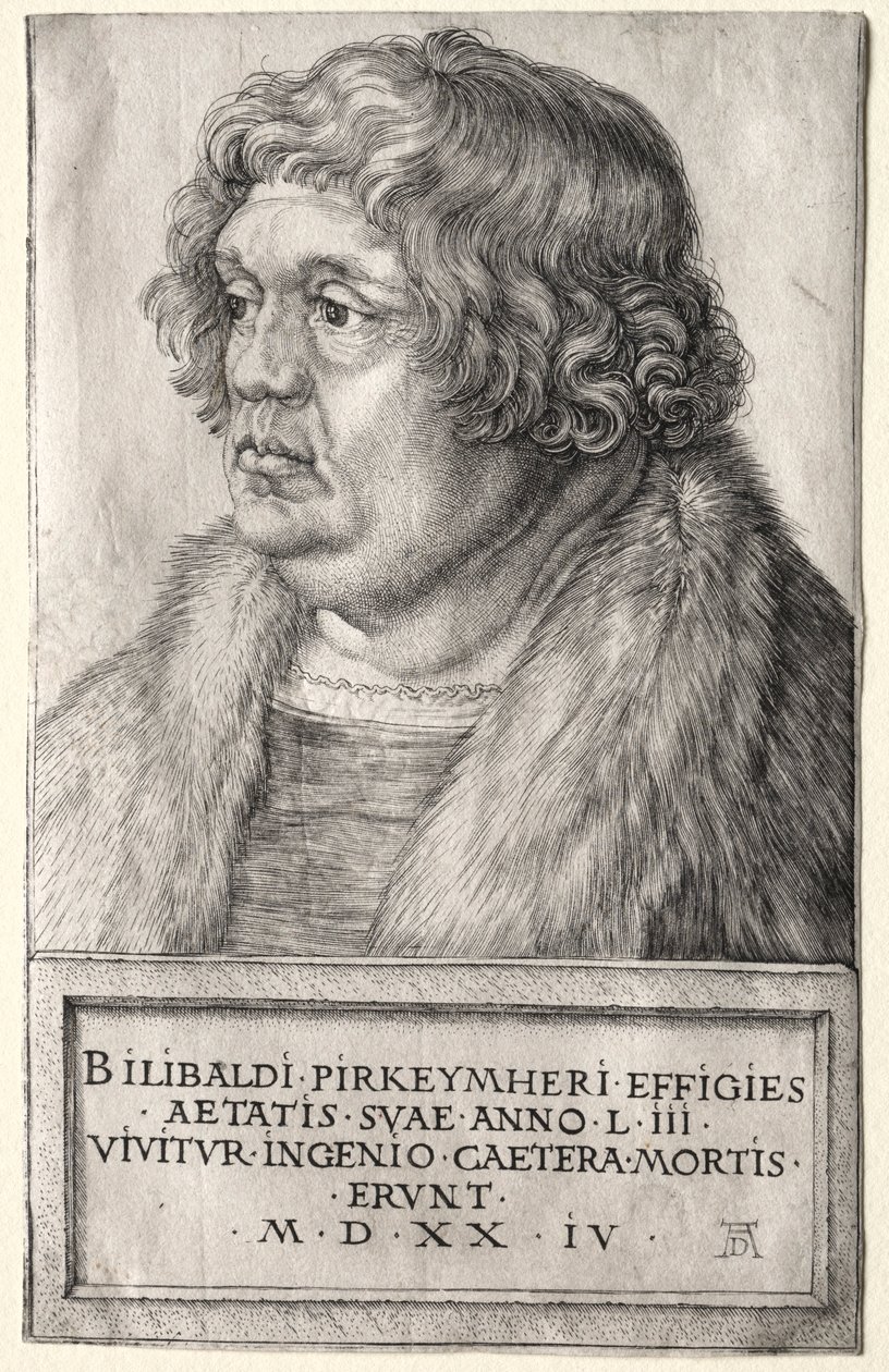 Willibald Pirkheimer, 1524 - Albrecht Dürer