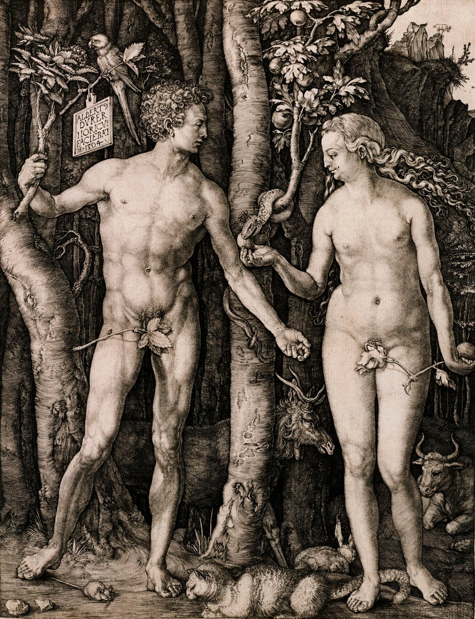 Adam et Ève - Albrecht Dürer