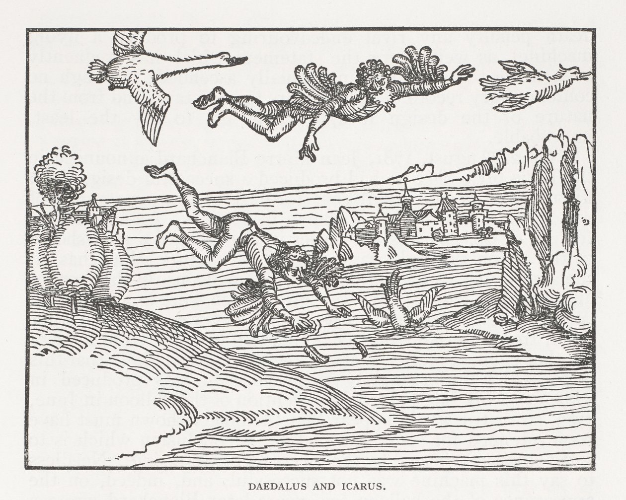 Dédale et Icare - Albrecht Dürer