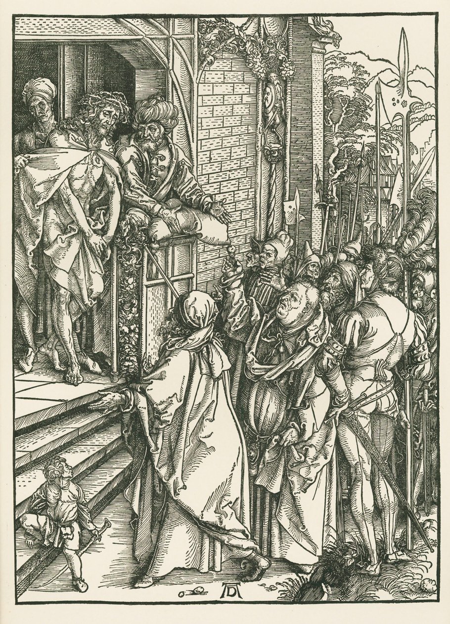 Ecce Homo, vers 1498 (gravure sur bois) - Albrecht Dürer or Duerer