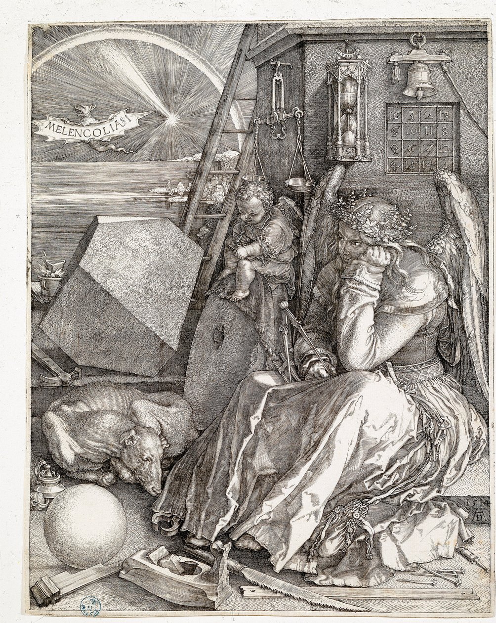 Mélancolie I - Albrecht Dürer