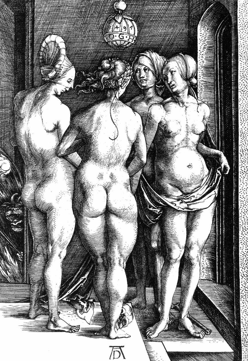 Les Quatre Sorcières - Albrecht Dürer or Duerer