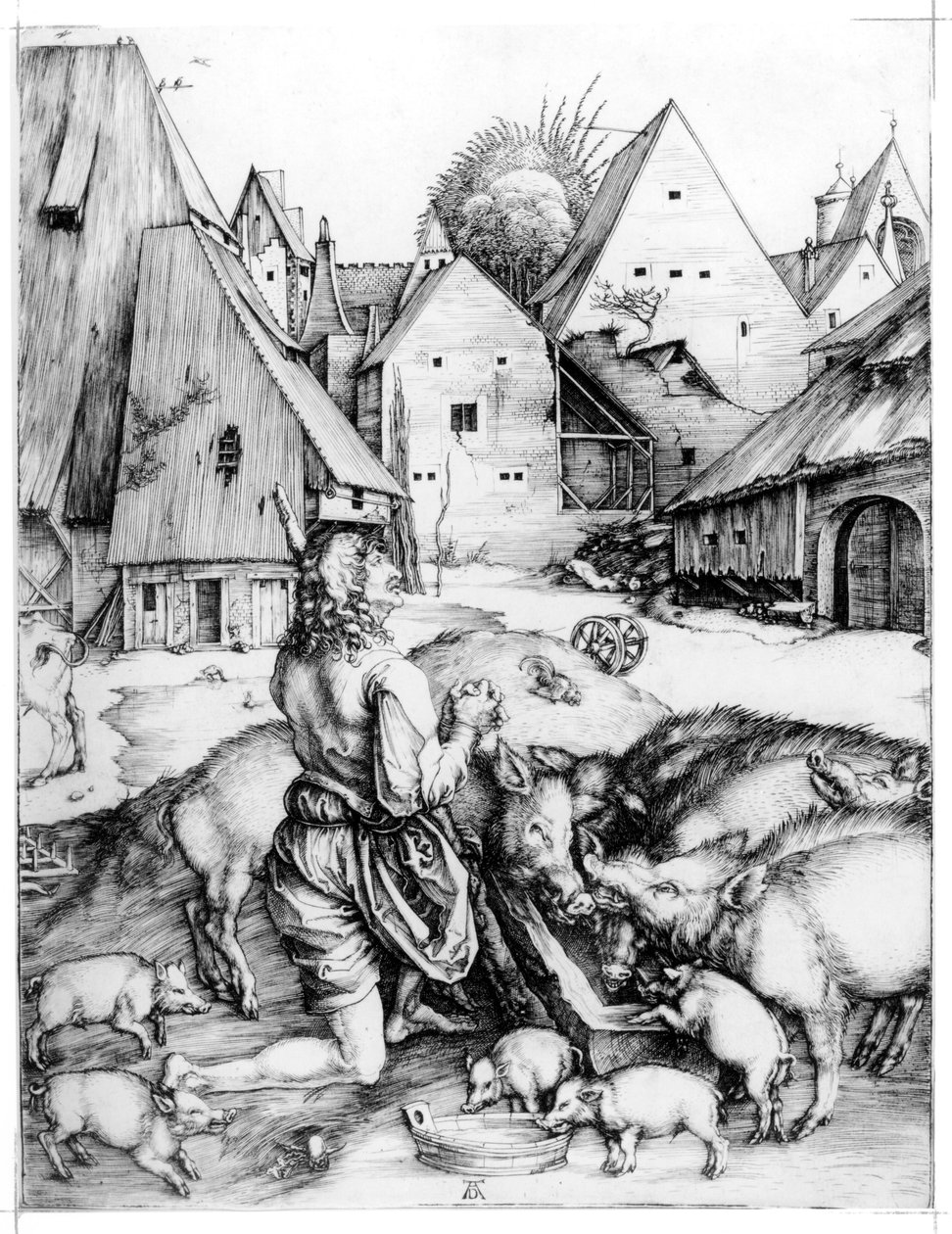 Le Fils prodigue - Albrecht Dürer