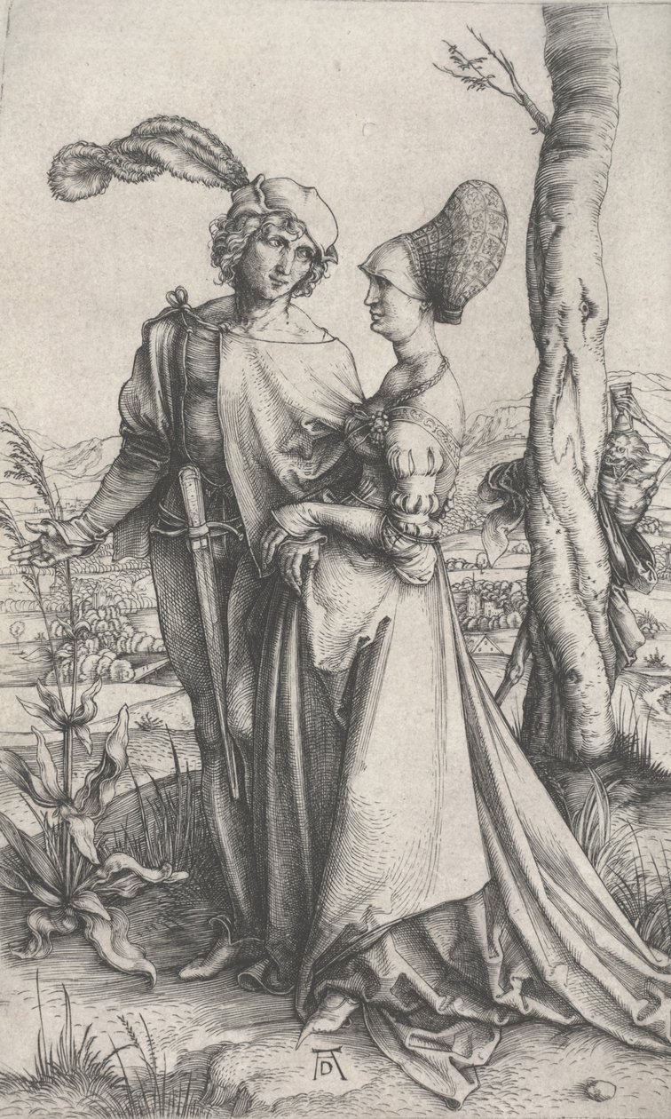 La Promenade, c.1496-1497 - Albrecht Dürer
