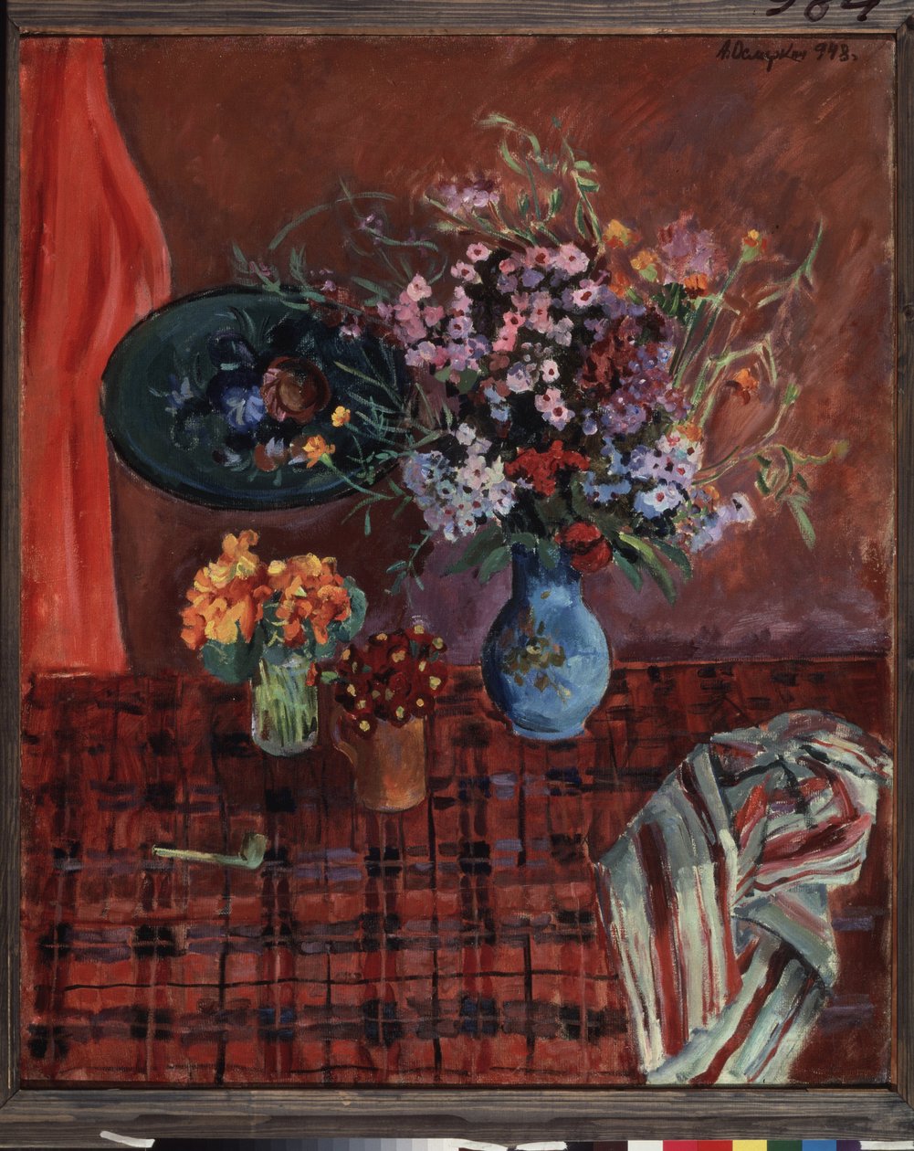 Nature morte avec des fleurs - Aleksandr Aleksandrovich Osmerkin