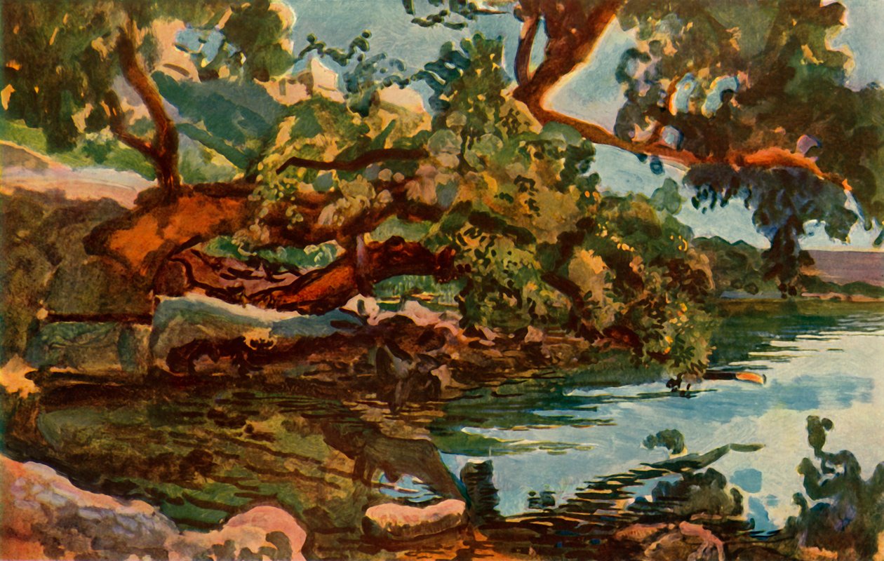 Lac de Nemi, années 1830 - Aleksandr Ivanov