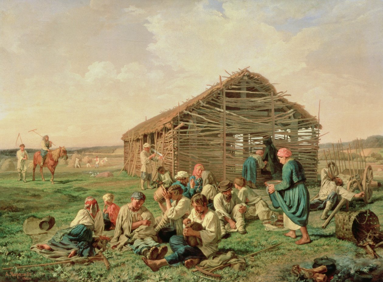 Repos pendant les foins, 1861 - Aleksandr Ivanovich Morozov