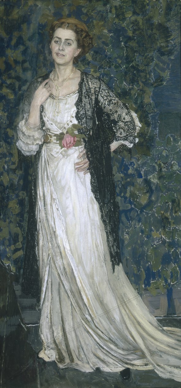 Portrait de Marina Makovskaya, 1912 - Aleksandr Jakovlevic Golovin