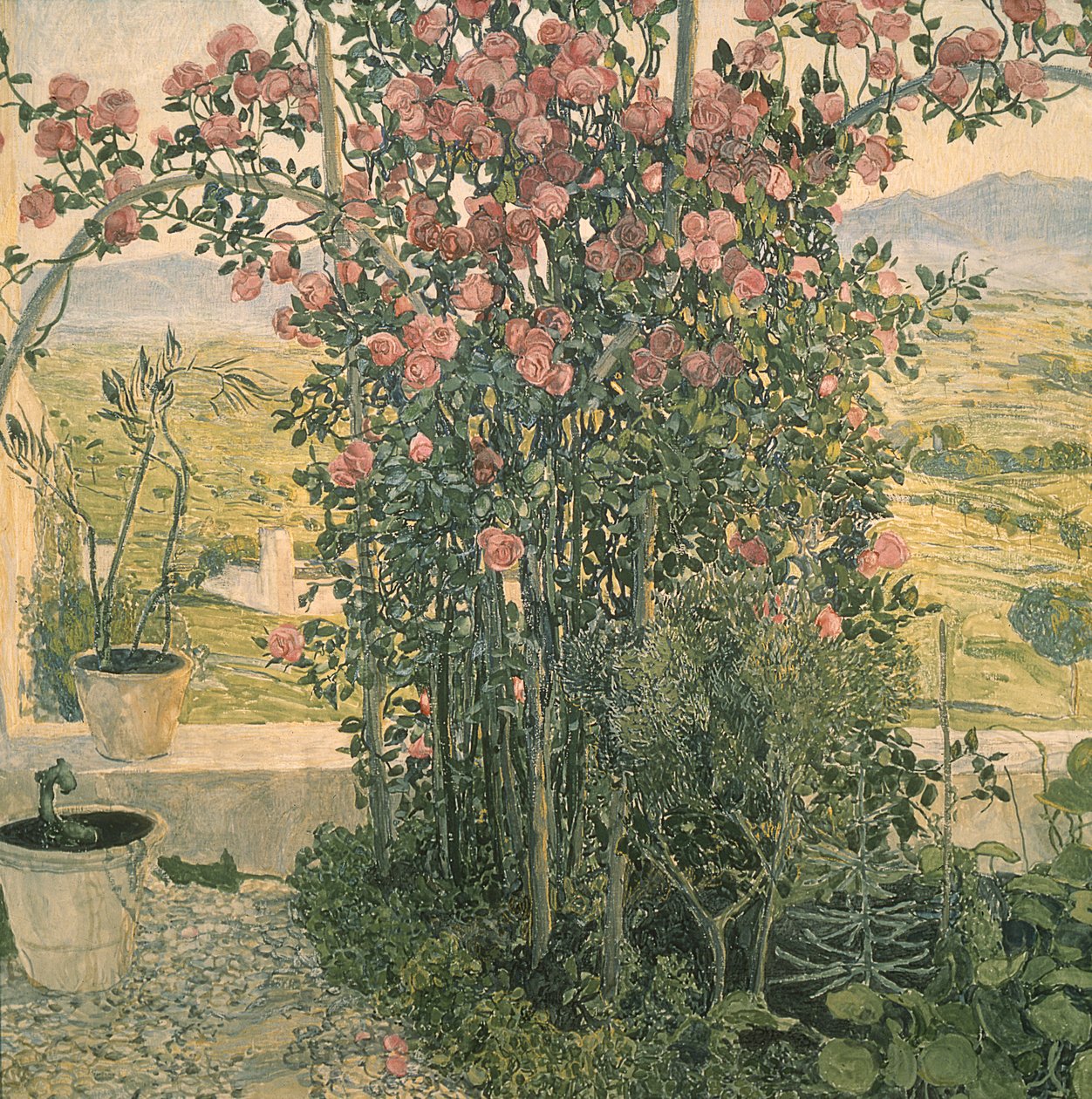 Vallée en Ombrie - Aleksandr Jakovlevic Golovin