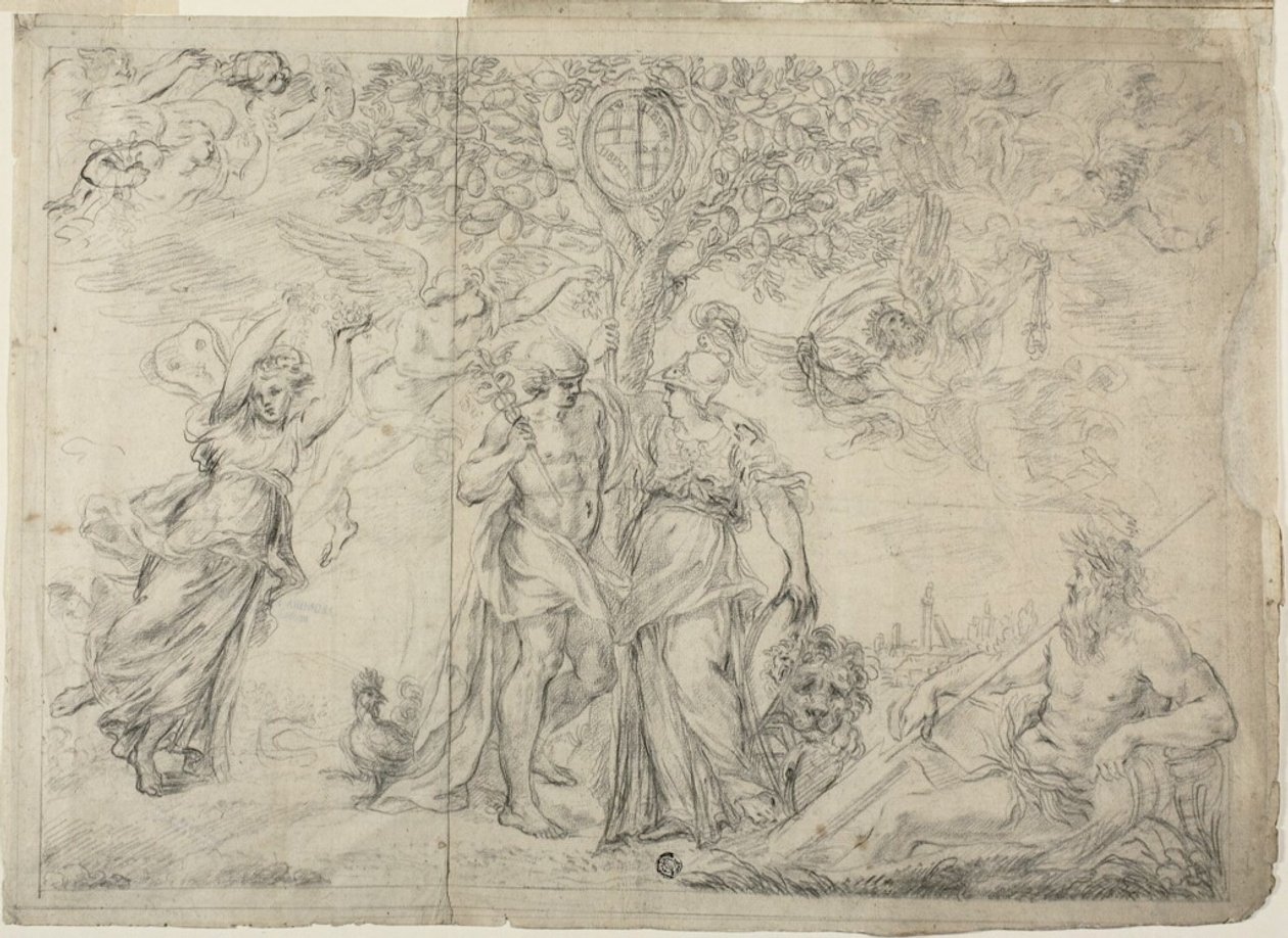 Une allégorie de Bologne - Alessandro Algardi