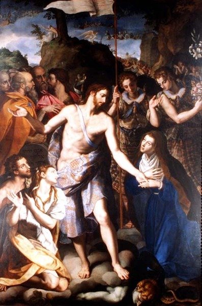Descente du Christ aux limbes - Alessandro Allori