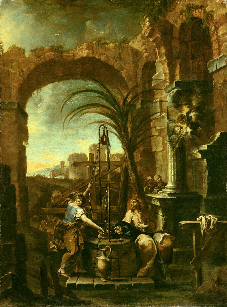 Le Christ et la Samaritaine, 1705-10 - Alessandro Magnasco