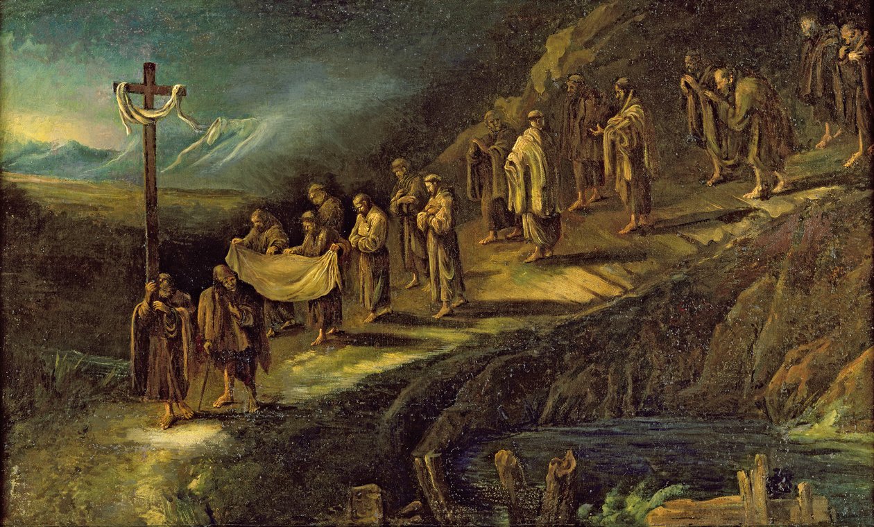La Procession du Saint Suaire - Alessandro Magnasco