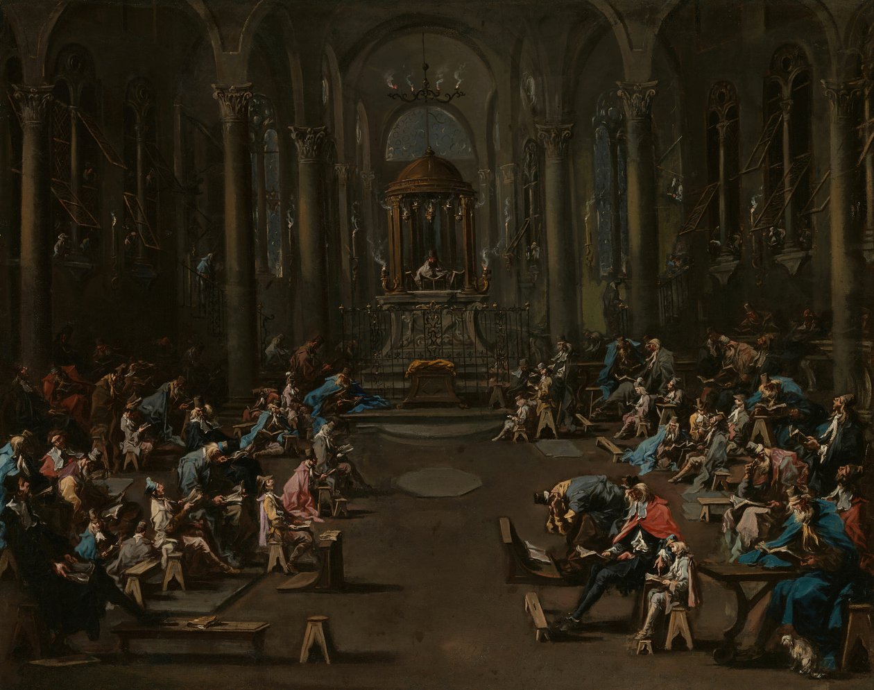 La Synagogue, 172535 - Alessandro Magnasco