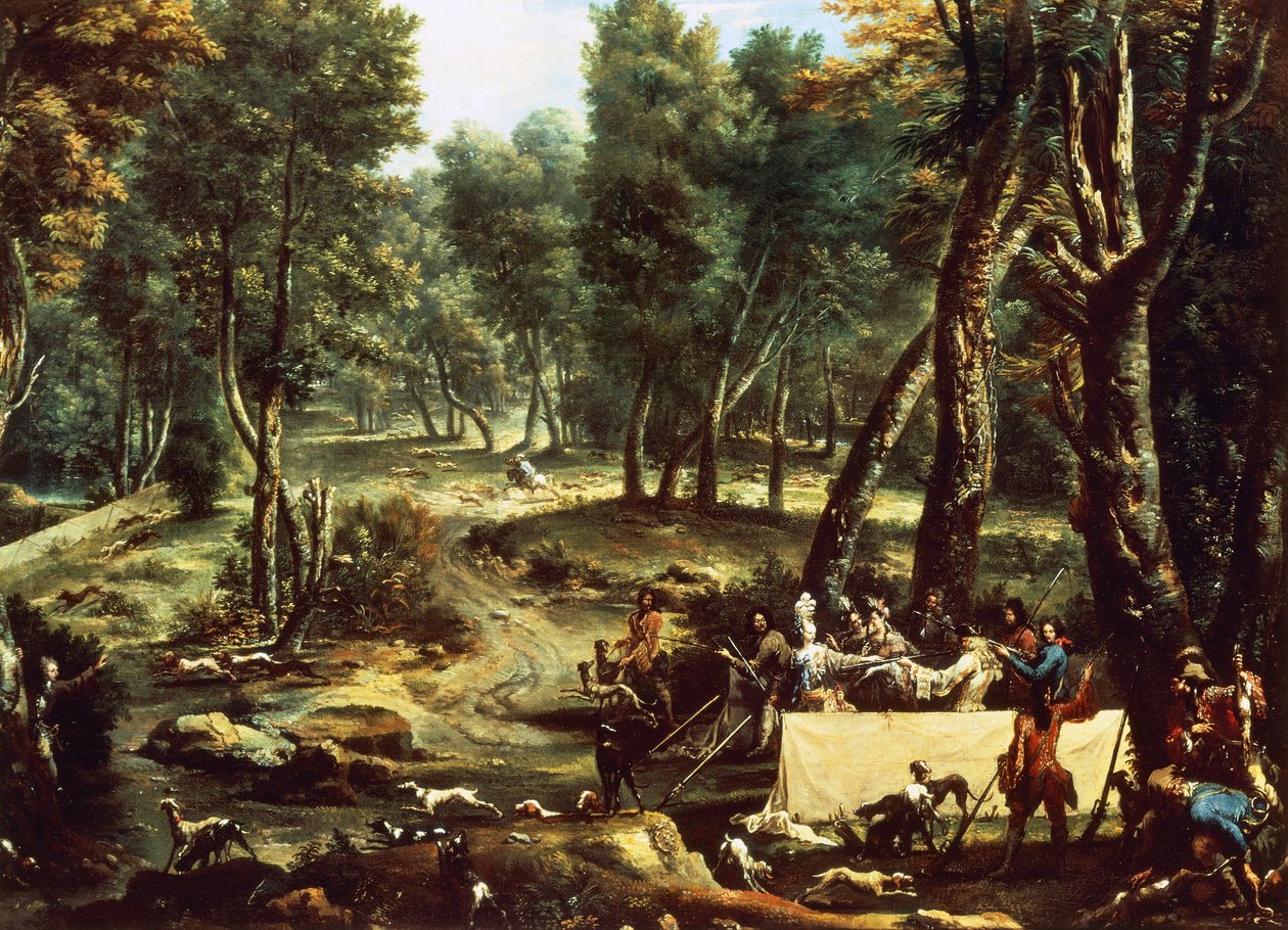 Partie de chasse au cerf - Alessandro Magnasco