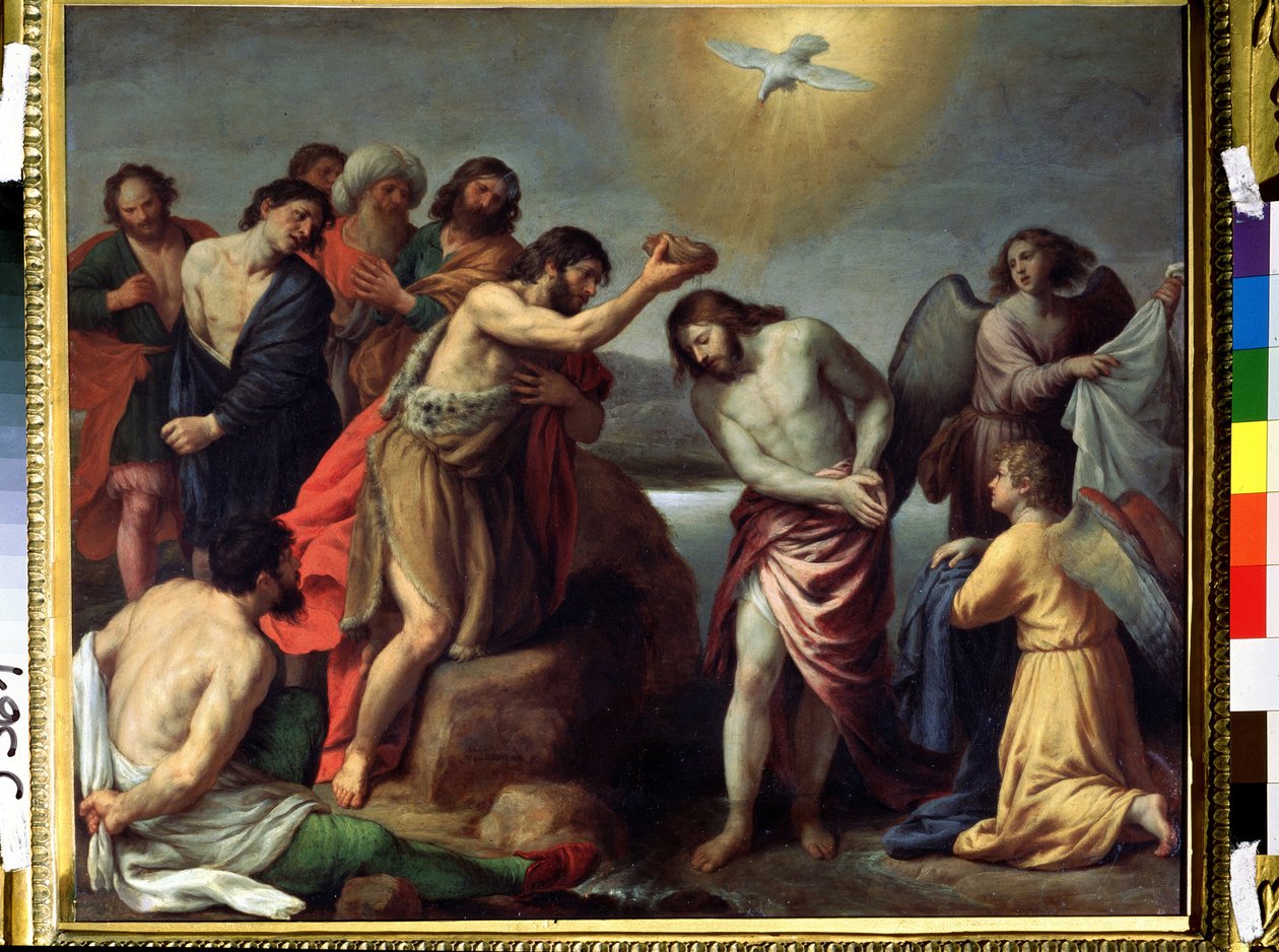 Le baptême du Christ - Alessandro Turchi