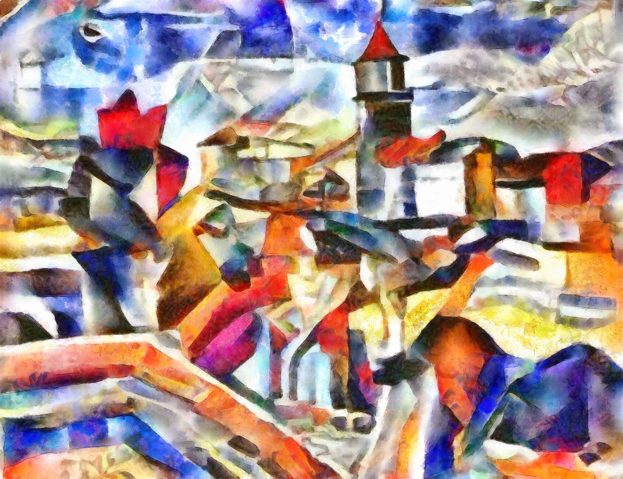 Ville sur la rivière, 2017 - Alex Caminker