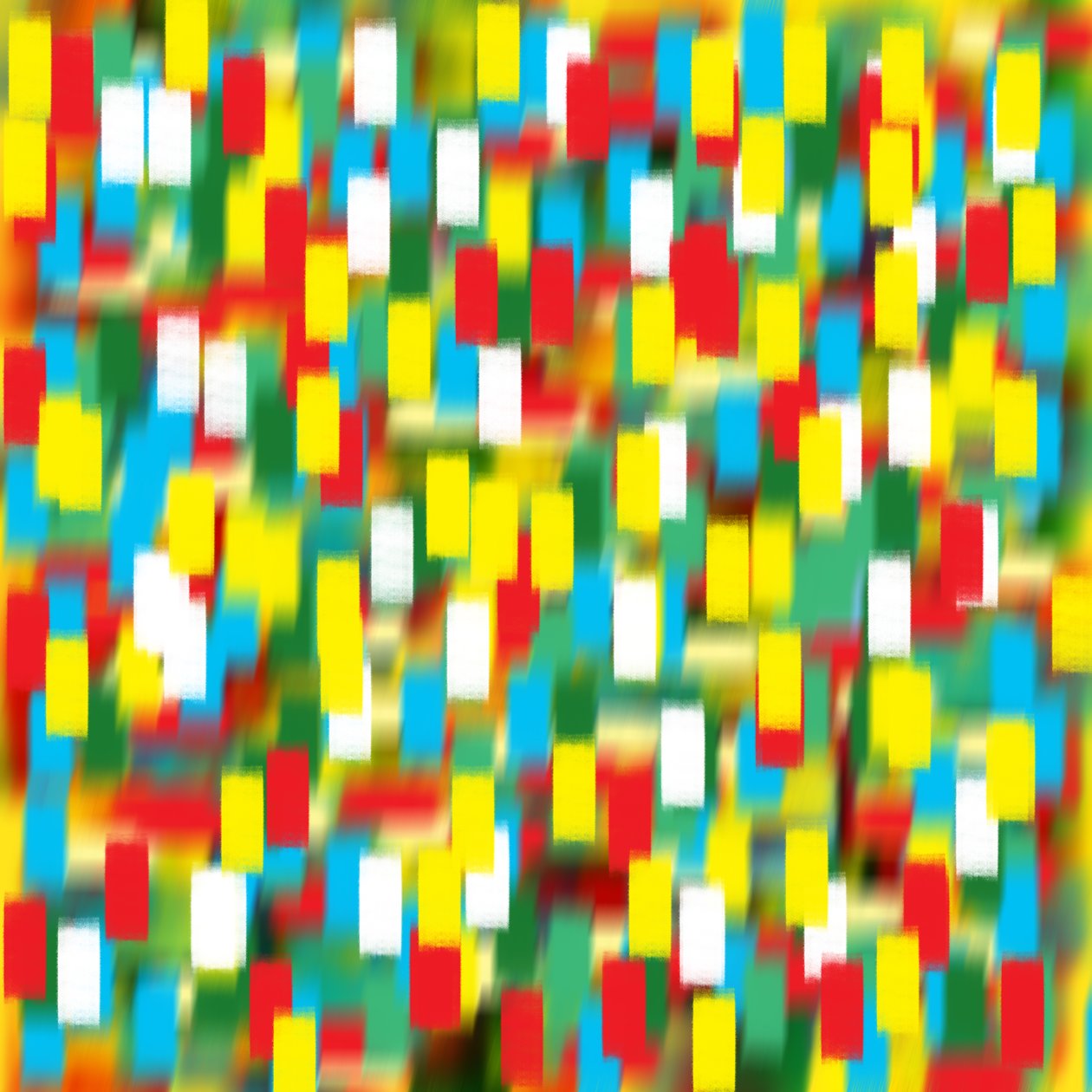 pointillisme vertical jaune, 2019 - Alex Caminker