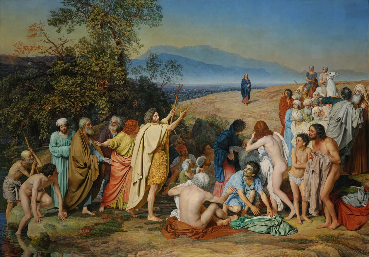 Apparition du Christ au peuple (Apparition du Messie) - Alexander Andreyevich Ivanov